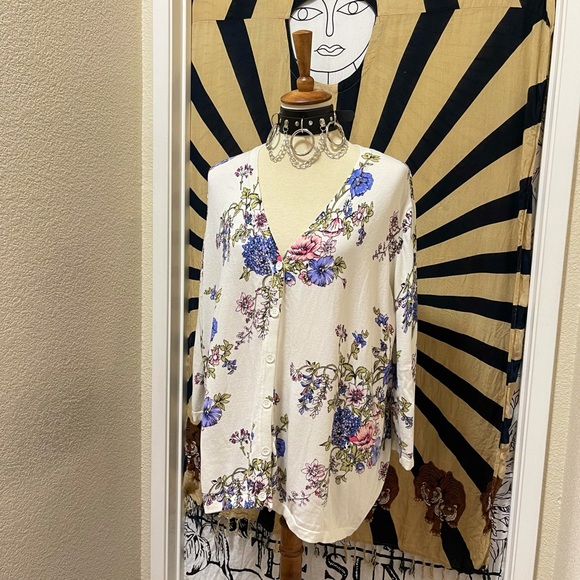 π Stylish flower garden cardigan - Picture 4 of 11